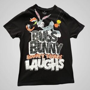 Looney Tunes Men’s T-Shirt Bugs Bunny Laughs Size Large Tee Southpole Universal